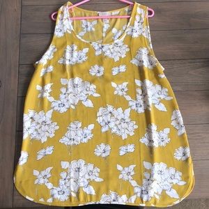 Loft sleeveless blouse